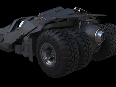 Batman Tumbler Batmobile 3D model