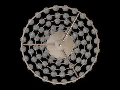 Metal Led Floor Lamp 3D model