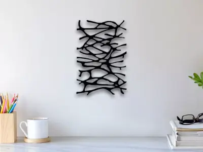 Abstract Wall Art 3D print model