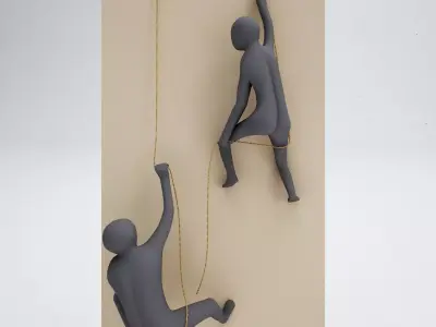 CLIMBING SCULPTURE 3D model