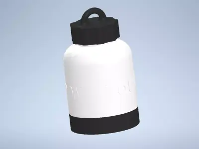 Mini Pre workout jar  Protein carrier  3D print model