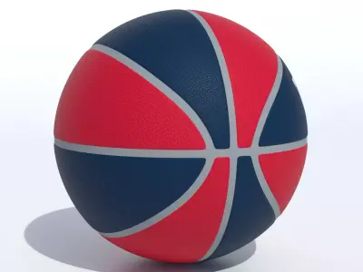 Wilson Washington Wizards Basketball  3D model