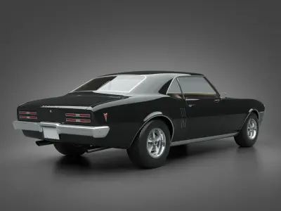 1968 Pontiac Firebird 3D model