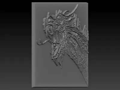 Dinosaur Head 3D print model