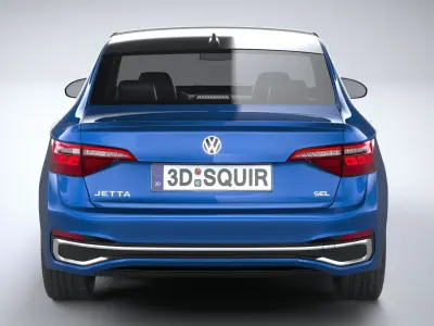 Volkswagen Jetta SEL 2022 3D model