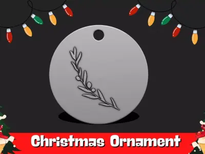 Christmas Ornament - Pendant -  Christmas Tree  - Decor - 13 3D print model