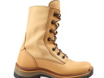 Durable Hiking Boot Model Pack  Versatile Outdoor Footwear Low-poly 3D model