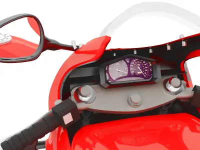 Sportive Rider 4K 3D model