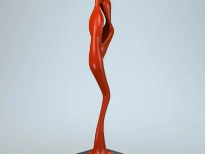Kiss Sculpture P 3D print model