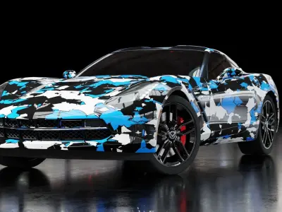 corvette stingray 3D model