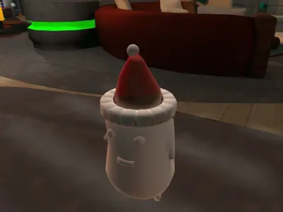VRChat Santa Hat Free low-poly 3D model