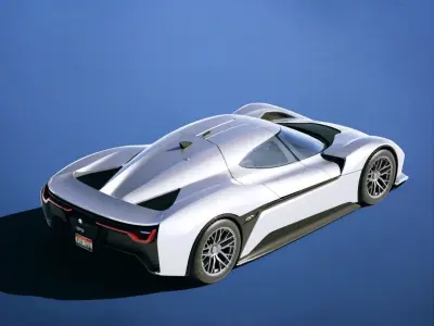 Nio EP9 2017 Low-poly 3D model