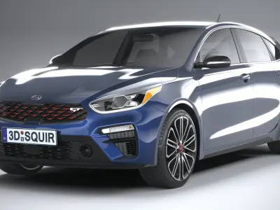 Kia Forte GT Hatchback 2021 3D model