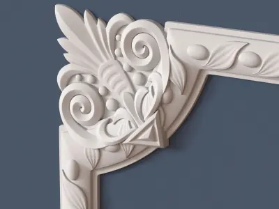 Molding Corner 3D model buy