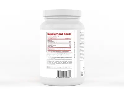 Protein Powder 3D model