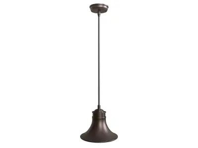 Three Metal Oil Ceiling Lamps 3D model  3D model