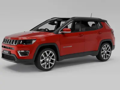 Jeep Compass 2021 3d Model 3D model
