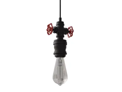 Bradway 1 Light Suspension Low-poly 3D model