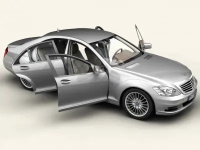 Mercedes S Class 2010 3D model