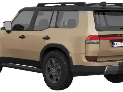 Lexus GX Overtrail 2024 3D model