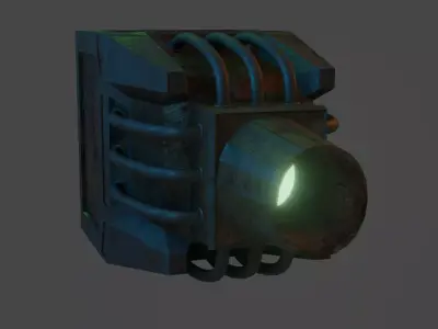 SCI-FI INDSUTRIAL THRUSTER 3D model