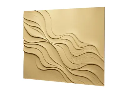 3D Wall Panel mural decor set relief stl cnc16 3D model
