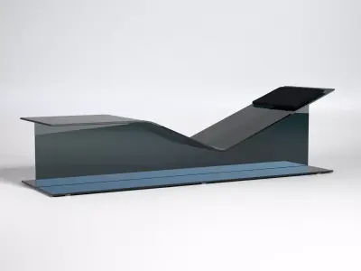 I-Beam two lounge chairs 3D model