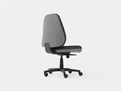 Hampton office chair Low-poly 3D model