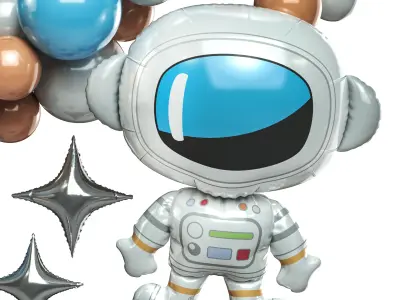 Balloons Decor Set 02 3D model