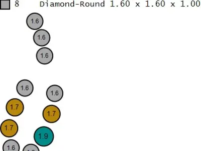 GOLDEN DIAMOND LEAF PENDENT 3D PRINTABLE MODEL  3D print model