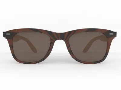 Classic Polarized Sunglasses 3D model