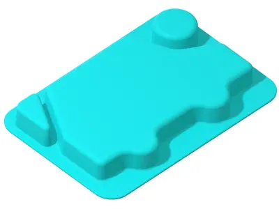 Kids Car Partition Plate 3D print model