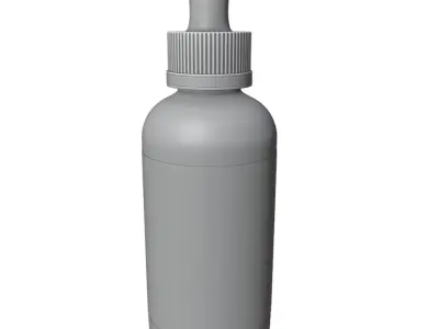 Plastic Bottle mockup 3D model