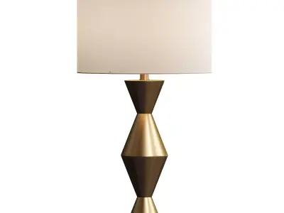 Lighting Elka Modern Glam Luxury Table Lamp 3D model