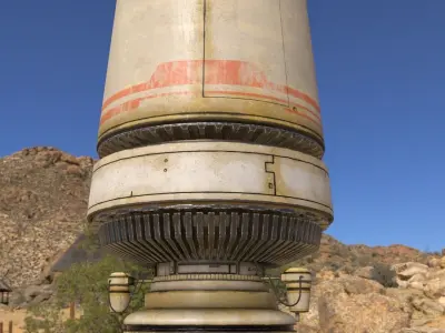 Realistic Sci-Fi Moisture Tower 3D model