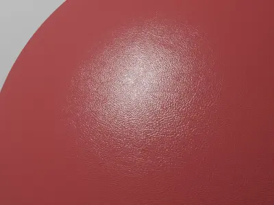 Leather ball Low-poly 3D model