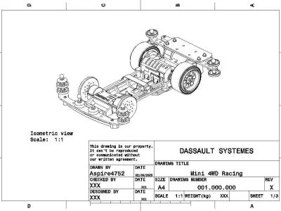 Tamiya Mini 4WD Racing 3D print model