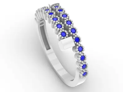 Jewelry Diamond Ring Model RG01 Free 3D print model