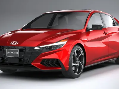 Hyundai Elantra N Line 2021 3D model