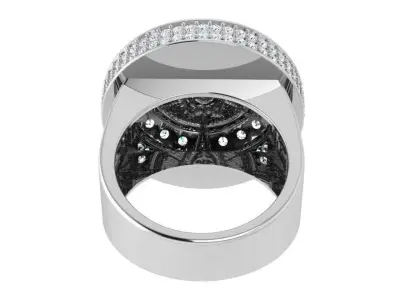 Round Fashion  Diamond Ring 4053 3D print model