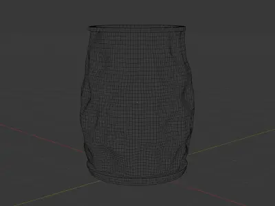 a peculiar vase Free low-poly 3D model