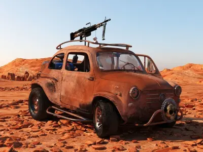 Fiat 600 Apocalypse 3D model