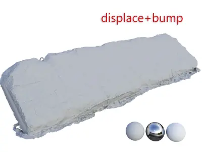 Stone slab Scan model 3D model
