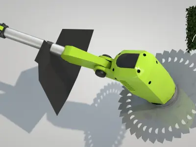 Garden Electric Trimmer Cordless 3D model