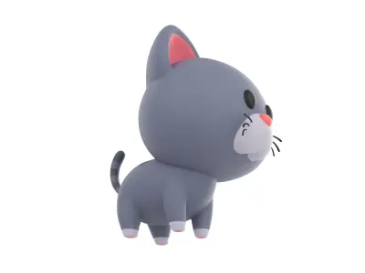 Character027 Cat 3D model
