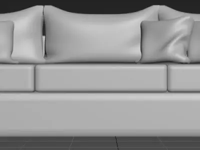Luxury soft Couch  3D model