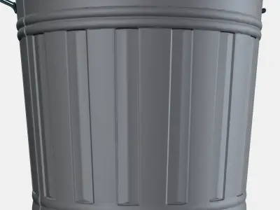 KNODD Basket with lid Low-poly 3D model
