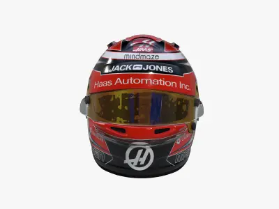 Magnussen helmet 2020 Low-poly 3D model