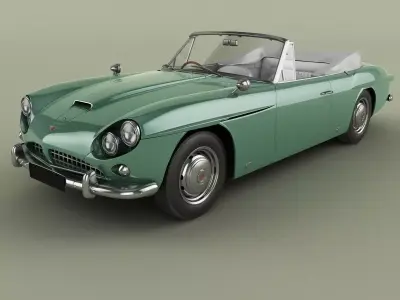 Jensen C-V8 Drophead  3D model