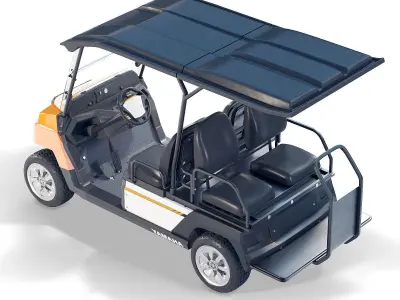 Yamaha Golf Cart UMAX 2X2 3D model